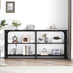LVB Industrial Entryway Table, Farmhouse Rustic Console Tables Behind Couch - Image 6