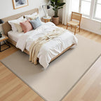 SHACOS Ultra Soft Faux Rabbit Fur Area Rug 5'x7', Non Slip Washable Padded - Image 8