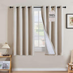 H.VERSAILTEX Linen Curtains 100% Blackout Curtains by HVERSAILTEX