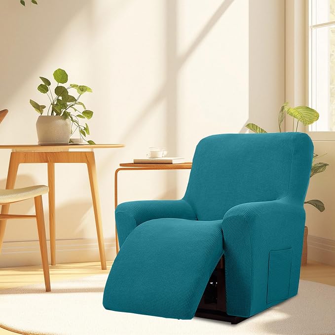 Cupuamon Recliner Chair Covers, Lazy Boy Recliner Covers Stretch Reclining - Image 7