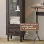 71" Tall Arched Storage Cabinet - Image 5