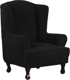 H.VERSAILTEX Wing Chair Slipcover Chair Covers by HVERSAILTEX