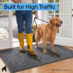 GORILLA GRIP Waterproof Traffic Guard Door Mat, 70x24 Indoor Outdoor Durable - Image 7