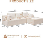 Modular Sectional Sofa Couches L-Shape Couch - Image 2