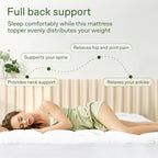 Niagara Sleep Solution Ultra Soft Queen RV Size Mattress Topper - Image 4