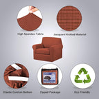 H.VERSAILTEX 2 Piece Couch Cover Stretch Stylish Chair Cover Furniture - Image 4