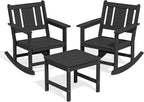 SERWALL Outdoor Rocking Chair Set of 2 - Image 3
