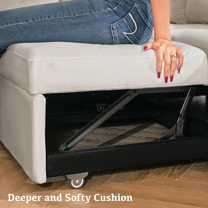 Belffin Modular Sectional Sleeper Sofa - Image 6