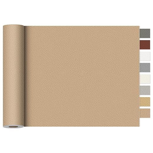 Leather Repair Tape, 16 x 30 Inches Self Adhesive Leather Repair Patch，Leather by Unknown