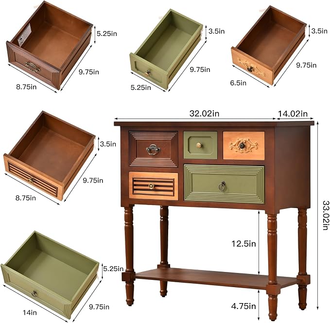 Ahokua Vintage Accent Cabinet - Image 2