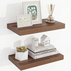 Acovy 16 Inch Floating Shelves, Wooden Shelves by Acovy