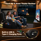 RV Loveseat Recliner Sofa, Wall Hugger Recliners - Image 3