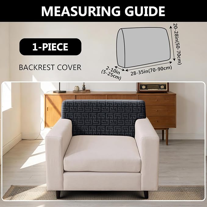 UNBBRRL Stretch Couch Backrest Cushion Cover - Image 2