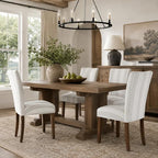 HomePop Classic Parsons Dining Chair- Brown Stripe - Image 2