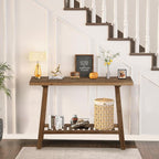HOKYHOKY Reclaimed Solid Wood Console Table, 43.3" Farmhouse Entryway Table - Image 8