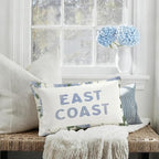 Coastal Decor, Hydrangea Floral East Coast Throw Pillow Lumbar Gifts - Image 6