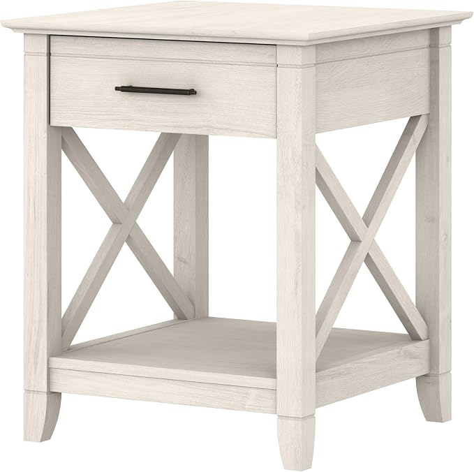 Bush Home End Table with Drawer, Nightstand with Storage, Living Room and - Image 8