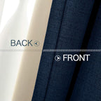 MIULEE 100% Blackout Linen Curtains - Image 6
