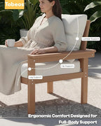 HDPE 7 Piece Patio Furniture Set, All-Weather Outdoor Couch Set - Image 3