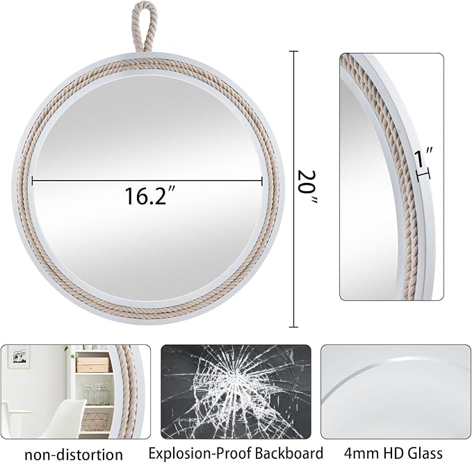 Nautical Round Wall Mirror - Image 4