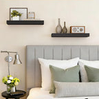 Fixwal Floating Shelves for Wall, 15.7" Wood Wall Mounted Shelves for Living - Image 5