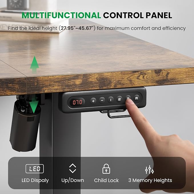 SIAGO Electric Standing Desk Adjustable - Image 8