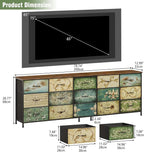 Tohomeor Dresser for Bedroom Chest of Drawers Fabric Dresser for Closet - Image 3