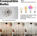 COSYLUX Modern Floor Lamp for Living Room, Industrial Tall Standing Lamp for - Image 6