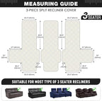TAOCOCO 100% Waterproof Recliner Sofa Cover Non Slip Couch Cover - Image 5