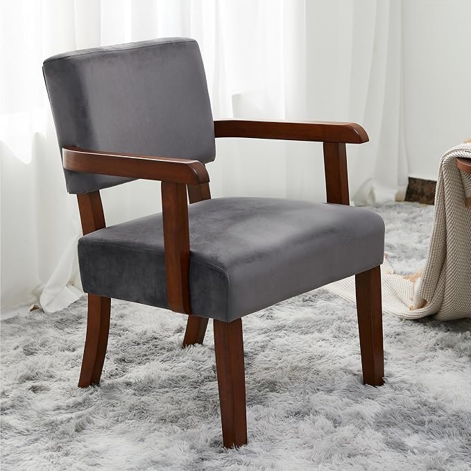 FAGAGA Modern Accent Chair, Upholstered Living Room Chairs - Image 3
