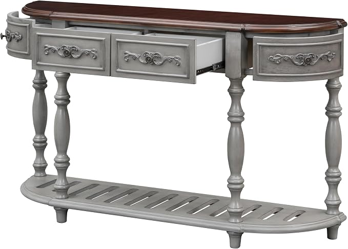LUMISOL Half Moon Console Table - Image 3