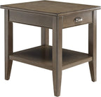 Leick Home Laurent End Table, Solid Wood, - Image 5