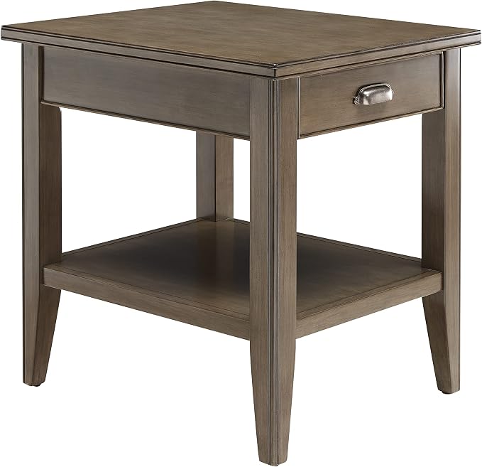 Leick Home Laurent End Table, Solid Wood, - Image 5