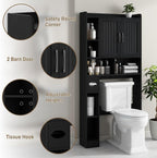 Vabches Over The Toilet Storage Cabinet, Farmhouse Storage Cabinet Over Toilet - Image 3