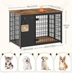 YATINEY Foldable Dog Crate Furniture, Dog Crate - Image 6