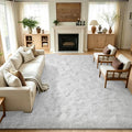 9x12 Extra Large White Fluffy Area Rug Non-Slip by ModernHomeDecor