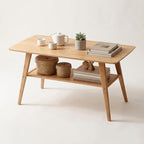 Eco-Friendly Natural Bamboo Coffee Table by Unknown