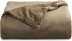 Bedsure GentleSoft Fleece Blanket Twin Size Camel by Unknown
