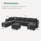 HONBAY Modular Sectional Sofa - Image 2
