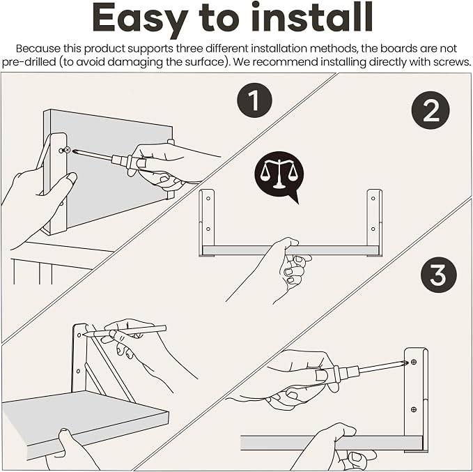 BAYKA Wall Shelves for Bedroom Decor, Mounted Rustic Wood Shelves for Kids Books - Image 8