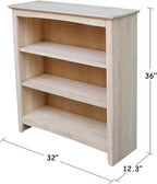 International Concepts Shaker Kids Bookcase, 36-Inch High, Solid Parawood - Image 3