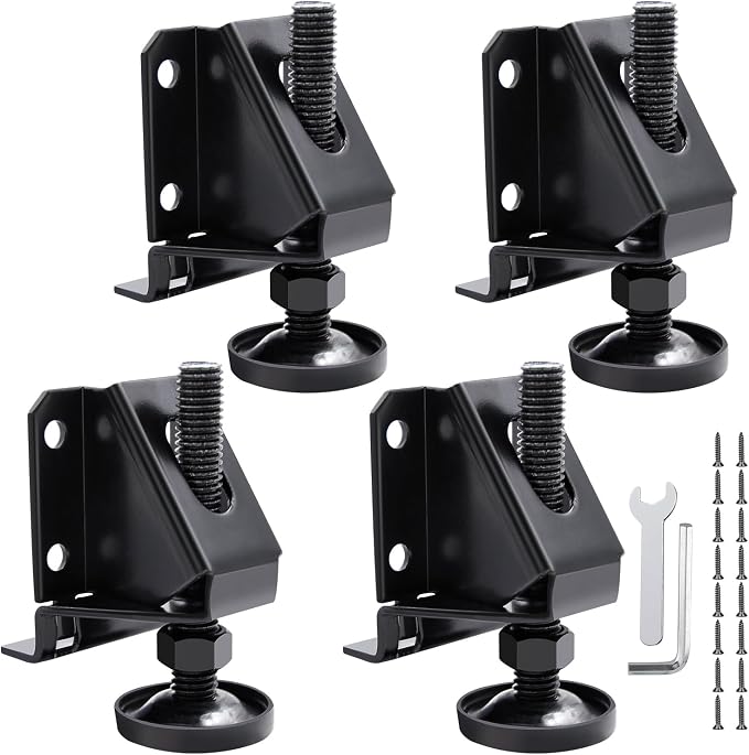DkOvn 4/8/16 Pack Heavy Duty Leg Leveler, 2-inch Adjustable Height, by DkOvn