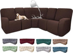 100% Waterproof Sectional Recliner Couch Covers by ROFASVCO