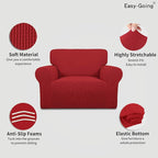 Easy-Going Stretch Oversized Chair Cover - Image 3