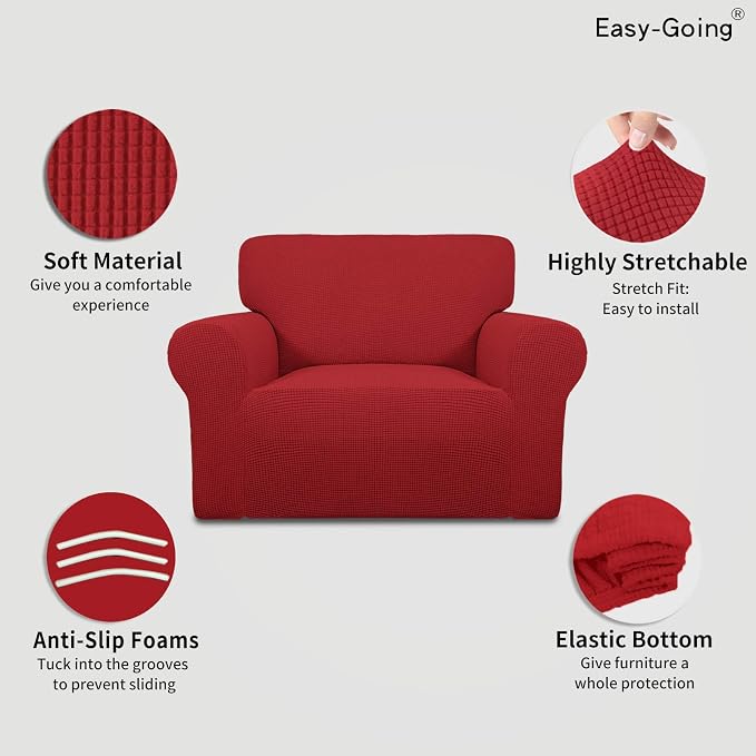 Easy-Going Stretch Oversized Chair Cover - Image 3