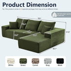 108" Modular Sectional Sofa, Sponge Sofa - Image 2