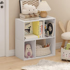 Furinno DALY Book Shelf, 4-Cube Bookshelf, Cube Storage Organizer Bookcase - Image 2