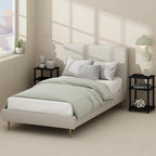 Furinno Just 3-Tier Turn-N-Tube Open Storage Nightstand, Plastic Poles - Image 3