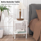 Apicizon 2 Tier End Table Set of 2, Small Side Table - Image 5