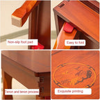 SH-tables Folding Table, Korean Solid Wood Square Dining Table/Study - Image 4